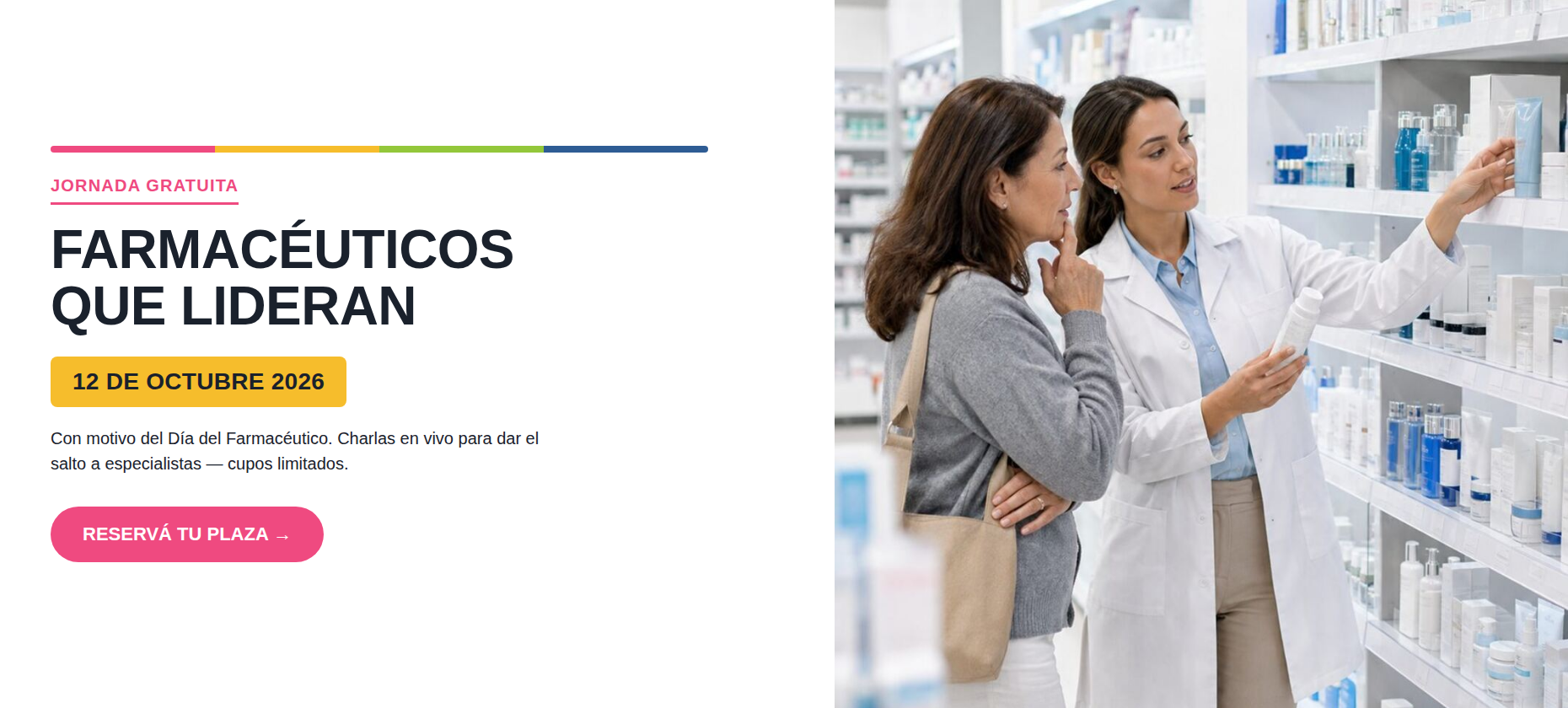 Jornada gratuita, 12 de octubre de 2026
