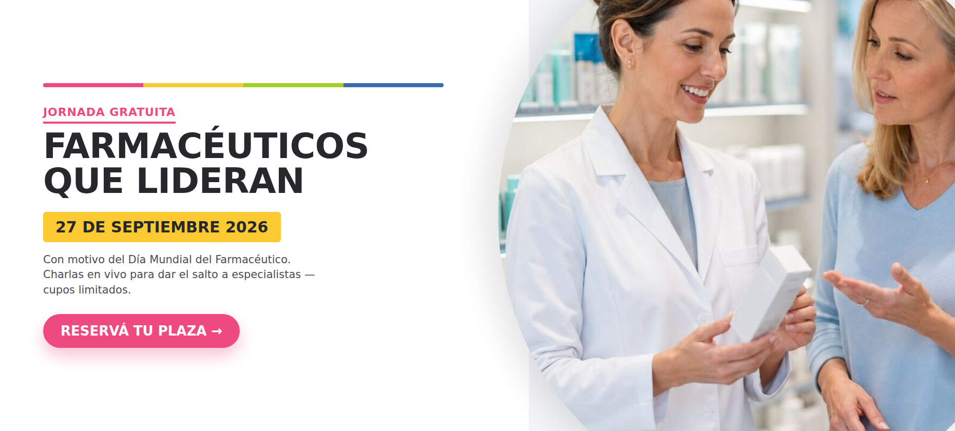 Jornada gratuita, 27 de septiembre de 2026
